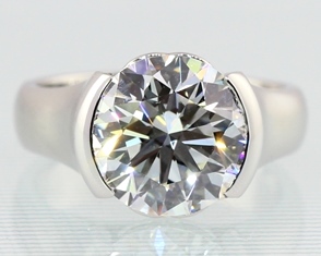 Side Set Diamond Ring